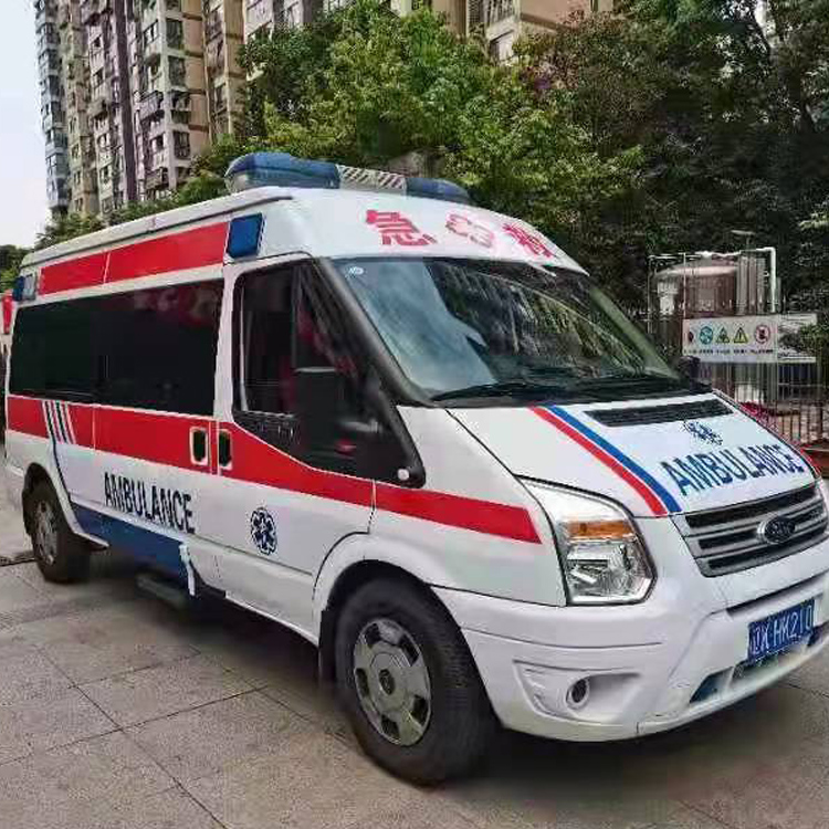 华坪长途救护车护送病人返乡